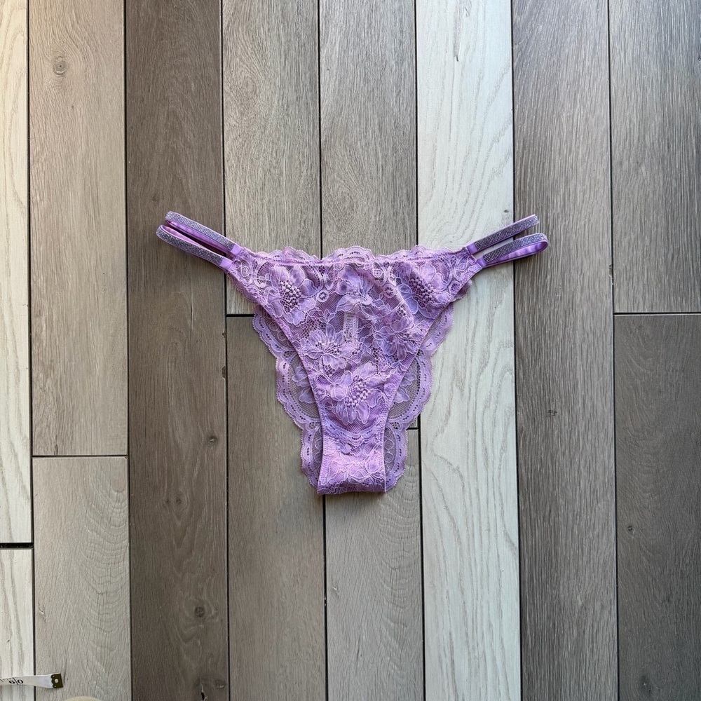 Victoria’s Secret Lace Shine Brazilian Panties